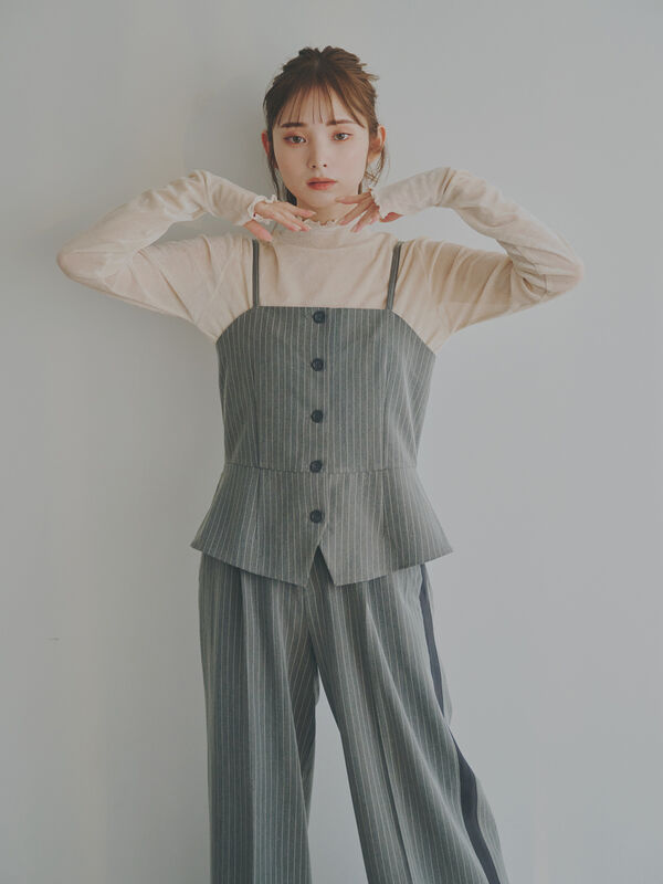 2024 AW] EFFECTEN / Toggle Button Corduroy Shirts – utility