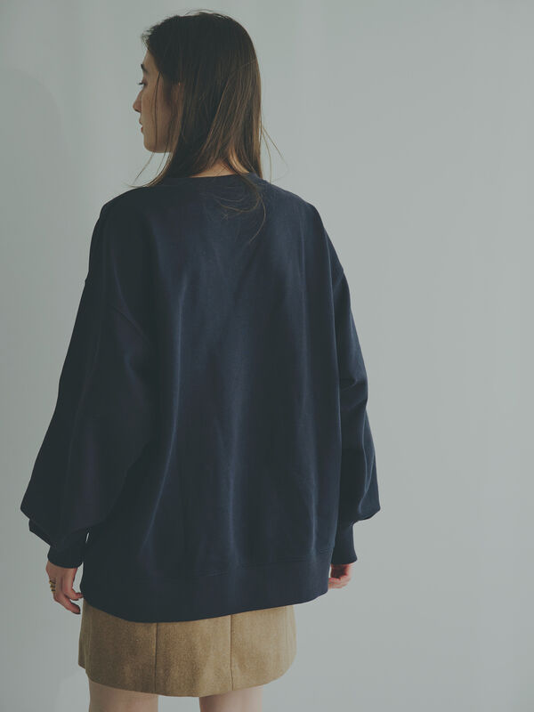 セール】 ロゴ刺繍スウェット【ユニセックスサイズ】（ベージュ