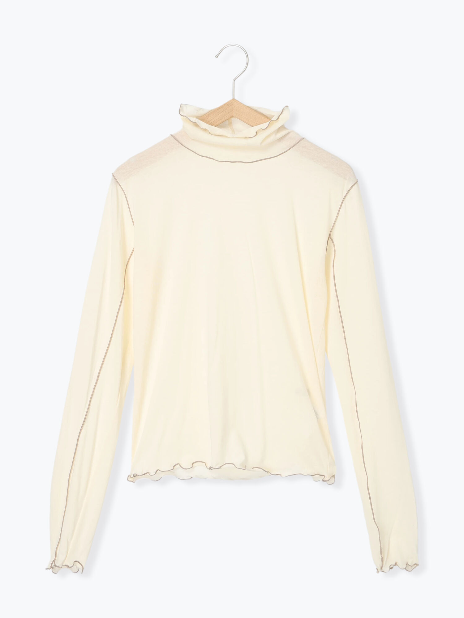 セール】 シアーメローカットソー（グレー/キナリ/トップス/カットソー