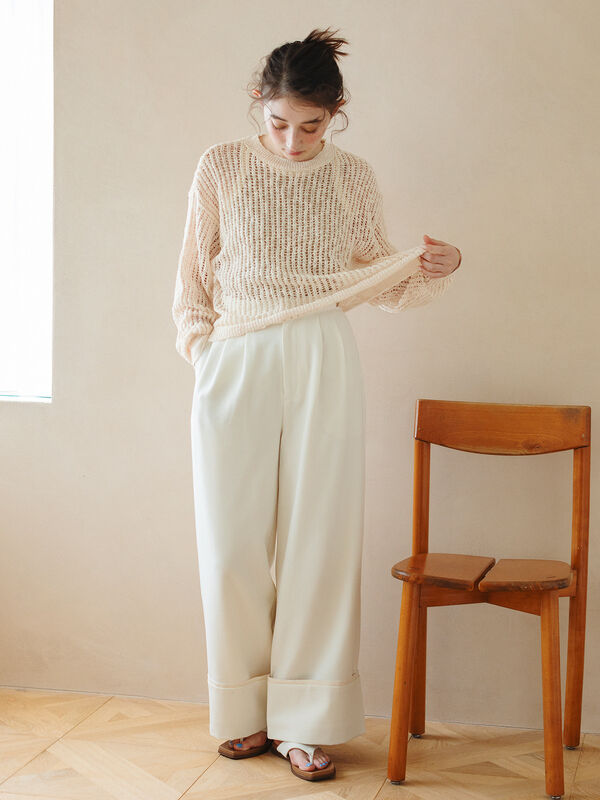AURALEE(オーラリー) 22SSCOTTON DRY KNIT VESTニットベスト