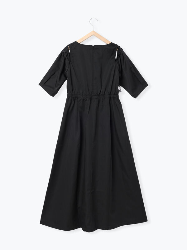 ozz oneste 2wayオフショルカットソー セール】 2WAYオフショルブラウス（オフホワイト/チャコールグレー