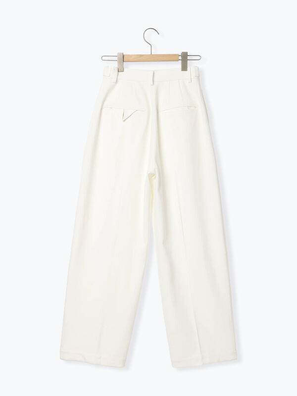 セール】 2タックパンツ（オフホワイト/ベージュ/ボトムス/パンツ