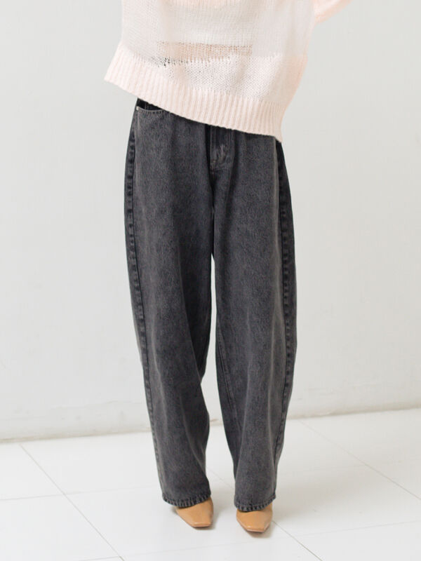 すだち様 デニム 34黒 デニムパンツ（ブラック/ブルー/ボトムス/パンツ）| sō4ū（ソウ