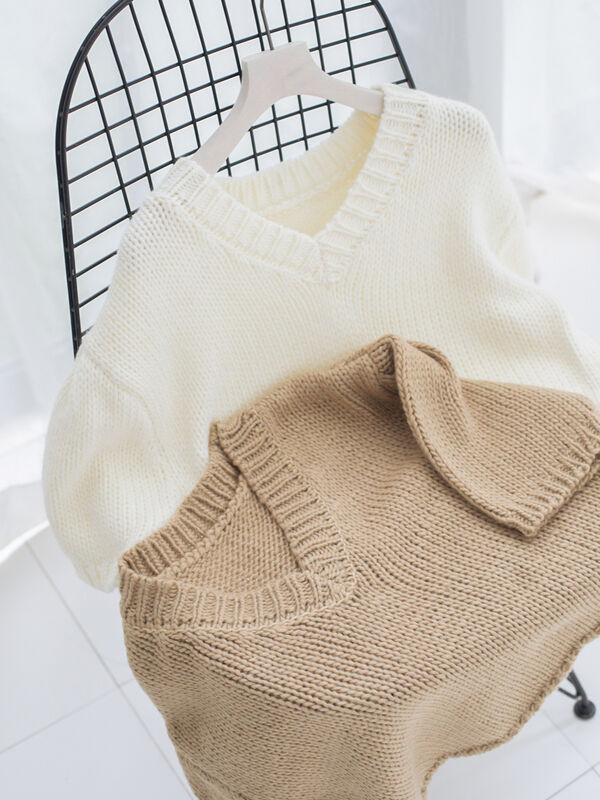 セール】 ローゲージ半袖ニット（ベージュ/キナリ/トップス/ニット