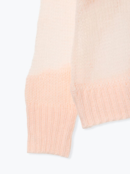 シアーミックスニット（オフホワイト/ピンク）｜sō4ū（ソウフォーユー）通販