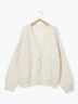 起毛Vネックカーディガン（オフホワイト/ベージュ）｜sō4ū（ソウフォーユー）通販