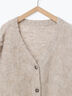 起毛Vネックカーディガン（オフホワイト/ベージュ）｜sō4ū（ソウフォーユー）通販