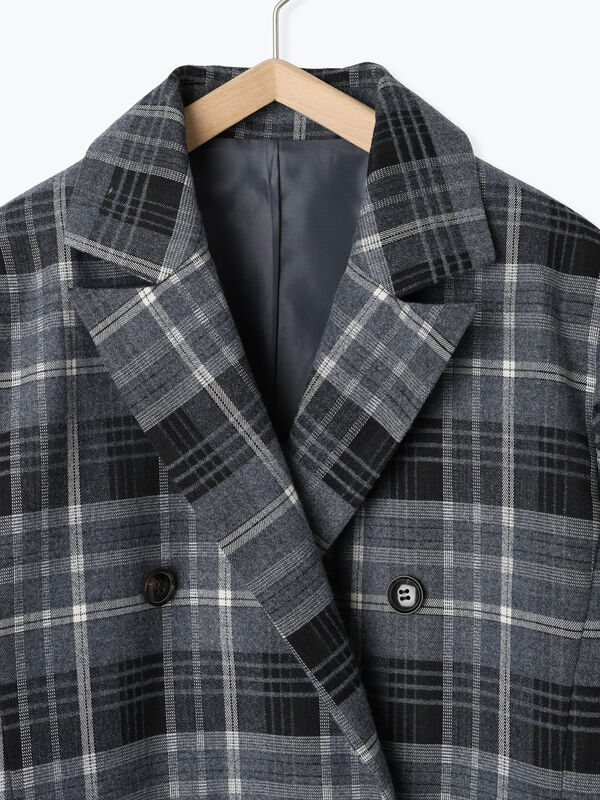 オーバーサイズテーラードジャケット（グレー/ベージュ/アウター