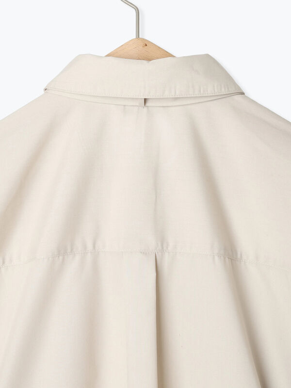 セール】 リボンタイ付きシャツ（オフホワイト/ベージュ/トップス