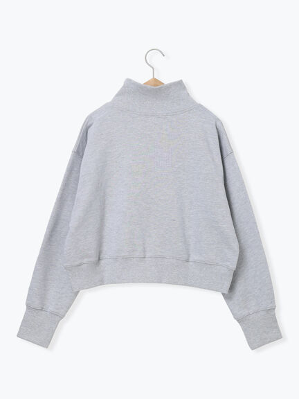 ハーフジップスウェットプルオーバー（グレー/ネイビー）｜sō4ū（ソウフォーユー）通販