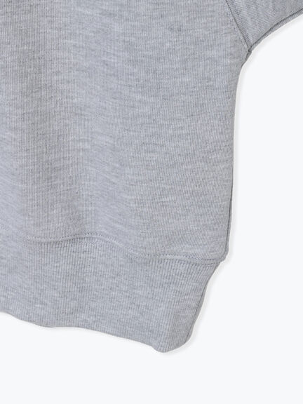 ハーフジップスウェットプルオーバー（グレー/ネイビー）｜sō4ū（ソウフォーユー）通販