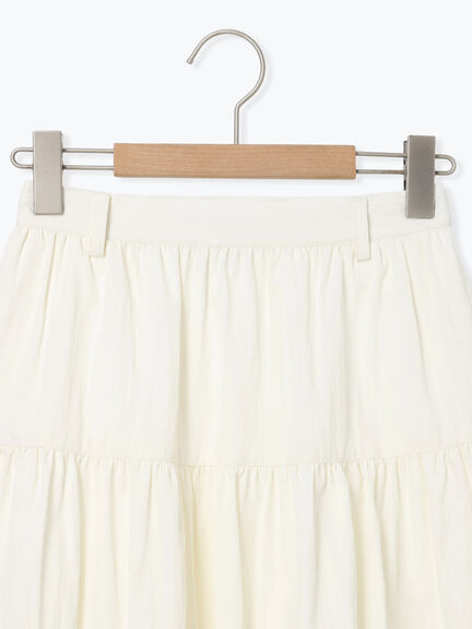 バルーンミニスカート（ブラック/キナリ）｜sō4ū（ソウフォーユー）通販