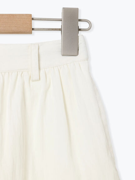 バルーンミニスカート（ブラック/キナリ）｜sō4ū（ソウフォーユー）通販