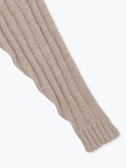 ケーブル編みニットカーディガン（グレー/モカ）｜sō4ū（ソウフォーユー）通販