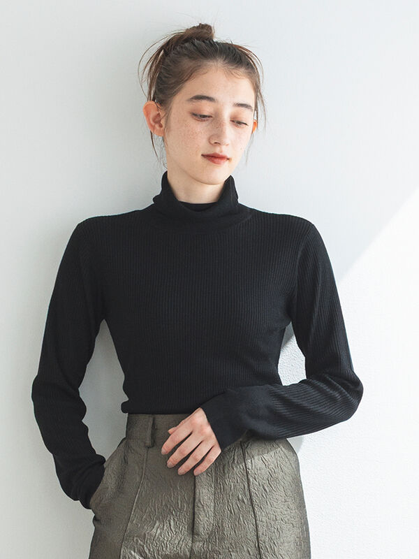 シアーリブタートル（ブラック）｜sō4ū（ソウフォーユー）通販