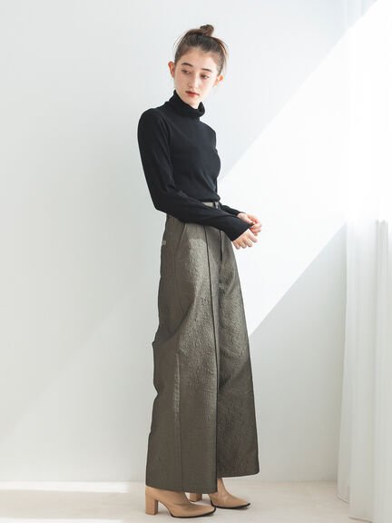 シアーリブタートル（ブラック/キナリ）｜sō4ū（ソウフォーユー）通販