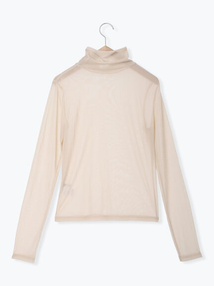 シアーハイネックカットソー（ブラック/ベージュ）｜sō4ū（ソウフォーユー）通販