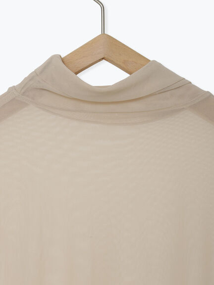 シアーハイネックカットソー（ブラック/ベージュ）｜sō4ū（ソウフォーユー）通販