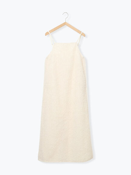 シャギーキャミワンピース（ブラック/キナリ）｜sō4ū（ソウフォーユー）通販