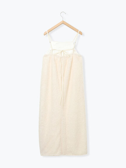 シャギーキャミワンピース（ブラック/キナリ）｜sō4ū（ソウフォーユー）通販