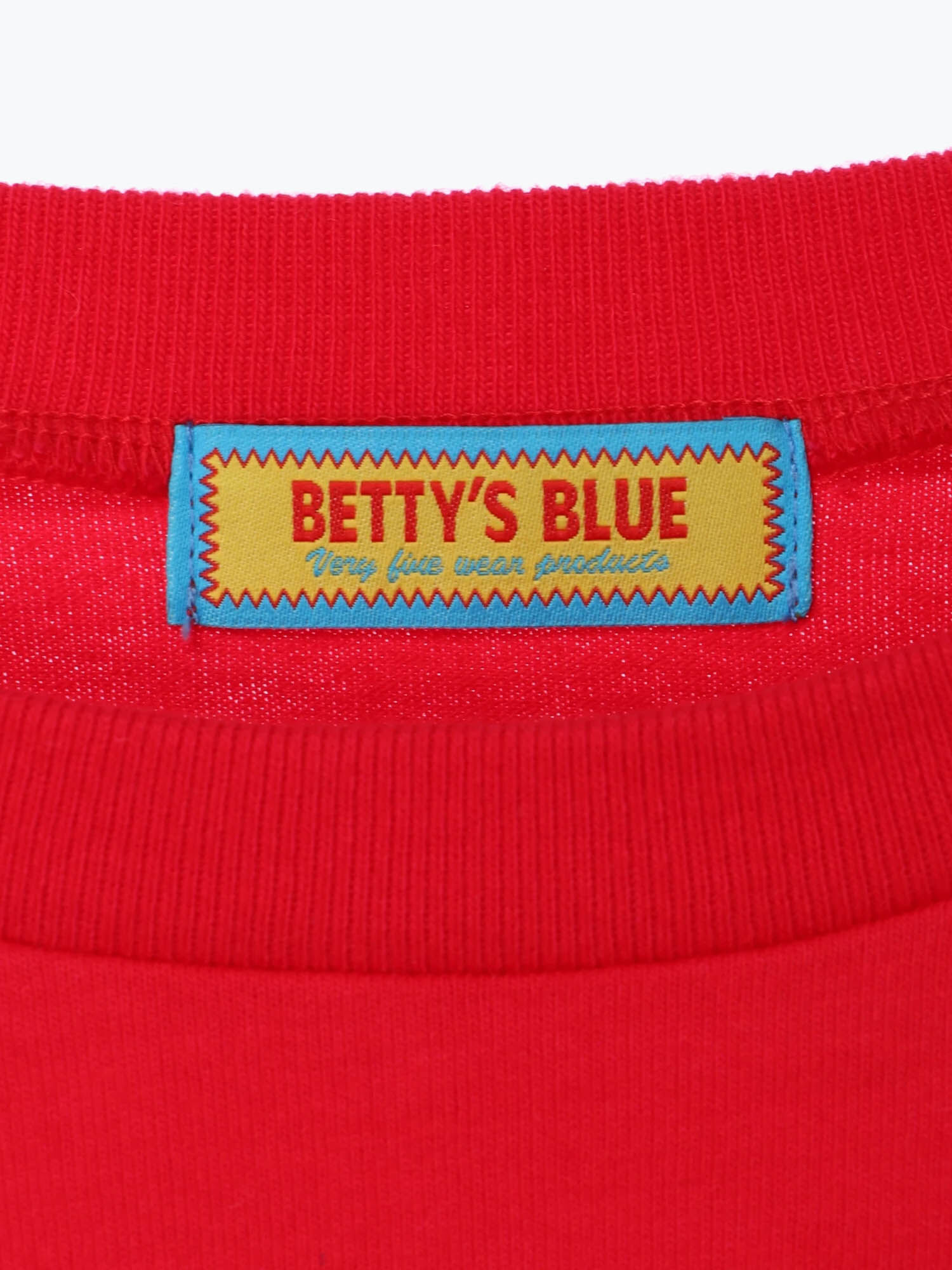 女性モチーフプリントロンt レッド トップス カットソー Betty 39 S Blue ベティーズブルー 公式通販