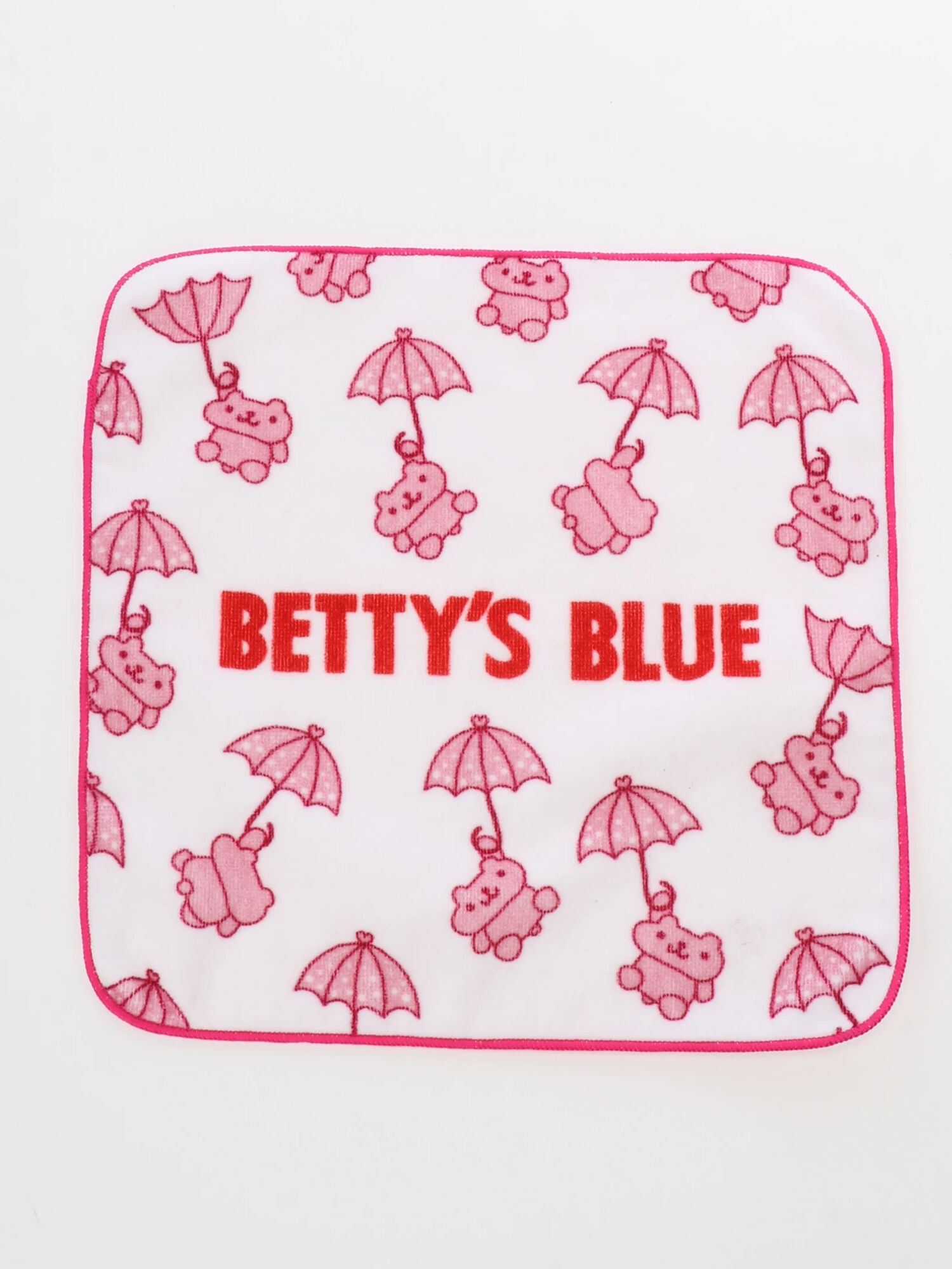エイミーちゃん総柄ハンカチ ピンク 雑貨 タオル ハンカチ Betty 39 S Blue ベティーズブルー 公式通販