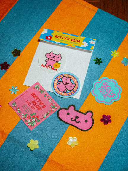 BETTY’S BLUE フレークシールセット（ピンク）｜BETTY'S BLUE（ベティーズブルー）通販