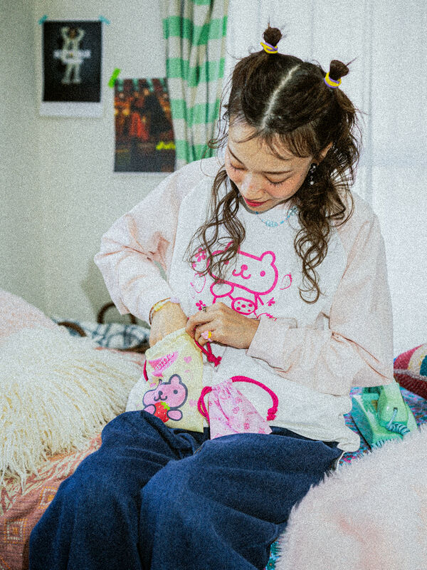 セール】 エイミーちゃん 巾着セット（ピンク/バッグ/バッグ・ポーチ