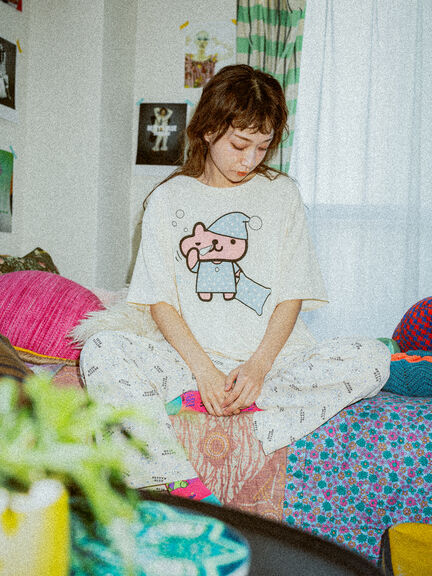 エイミーちゃんプリント ルームウェア（クリーム）｜BETTY'S BLUE（ベティーズブルー）通販