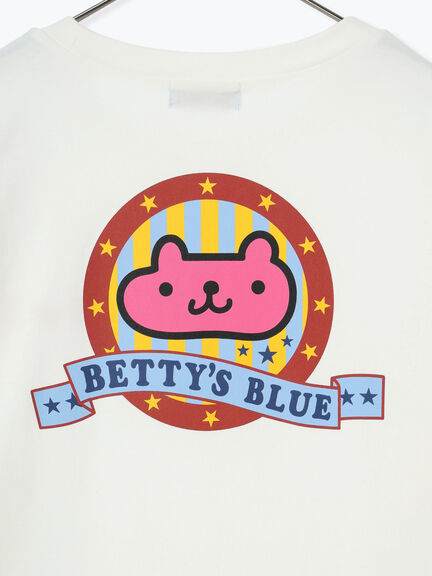 エイミーちゃん バックプリント ロンT（ホワイト/ピンク）｜BETTY'S BLUE（ベティーズブルー）通販