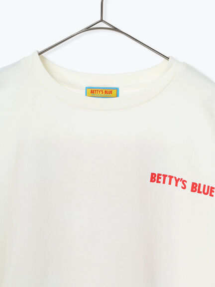ショッパー柄 バックプリントロンT（ピンク/レッド/パープル）｜BETTY'S BLUE（ベティーズブルー）通販