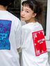ショッパー柄 バックプリントTシャツ（レッド）｜BETTY'S BLUE（ベティーズブルー）通販