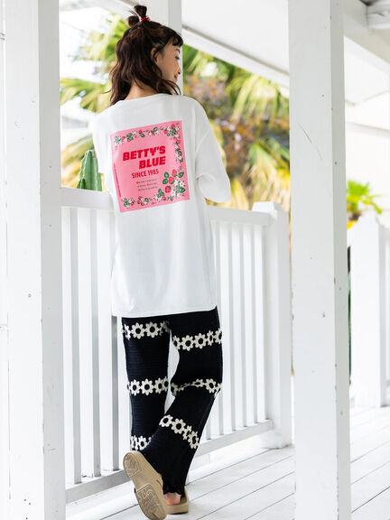 ショッパー柄 バックプリントTシャツ（ピンク/レッド/パープル）｜BETTY'S BLUE（ベティーズブルー）通販