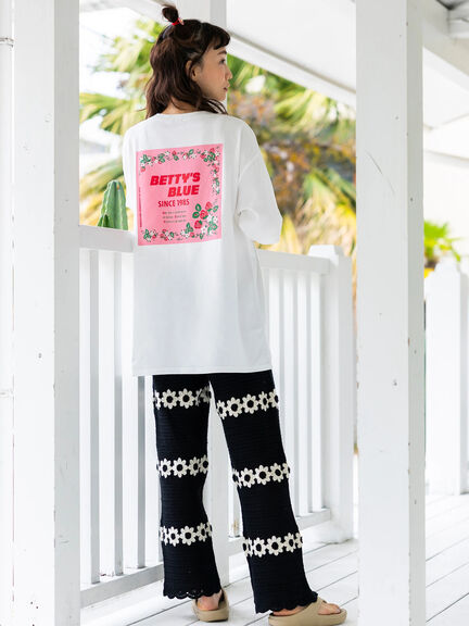 ショッパー柄 バックプリントTシャツ（ピンク/レッド/パープル）｜BETTY'S BLUE（ベティーズブルー）通販