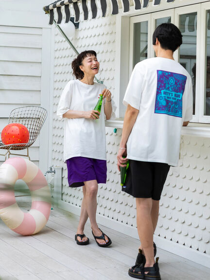 ショッパー柄 バックプリントTシャツ（ピンク/レッド/パープル）｜BETTY'S BLUE（ベティーズブルー）通販