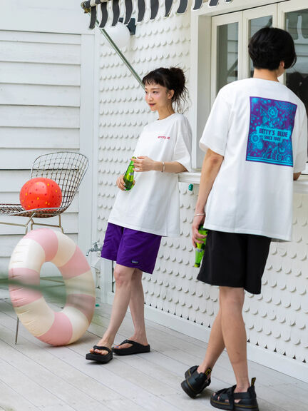 ショッパー柄 バックプリントTシャツ（ピンク/レッド/パープル）｜BETTY'S BLUE（ベティーズブルー）通販