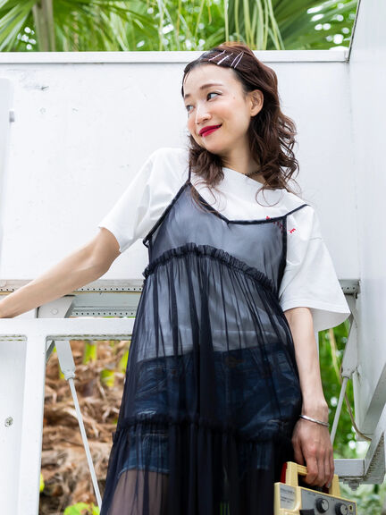 ショッパー柄 バックプリントTシャツ（ピンク/レッド/パープル）｜BETTY'S BLUE（ベティーズブルー）通販