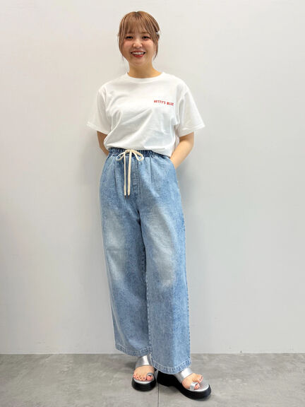 ショッパー柄 バックプリントTシャツ（ピンク/レッド/パープル）｜BETTY'S BLUE（ベティーズブルー）通販