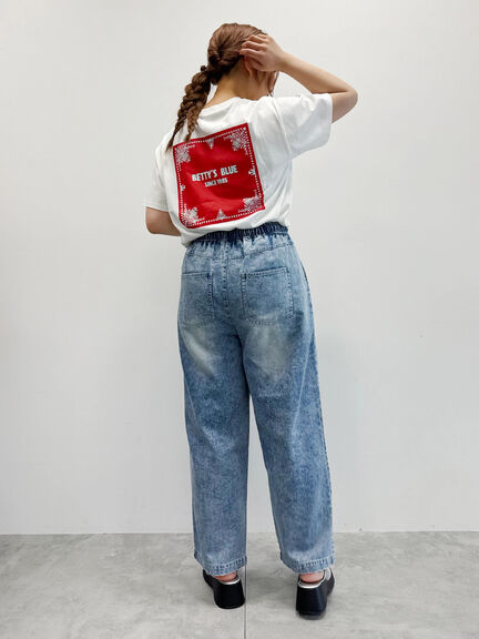 ショッパー柄 バックプリントTシャツ（ピンク/レッド/パープル）｜BETTY'S BLUE（ベティーズブルー）通販