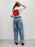 ショッパー柄 バックプリントTシャツ（ピンク/レッド/パープル）｜BETTY'S BLUE（ベティーズブルー）通販