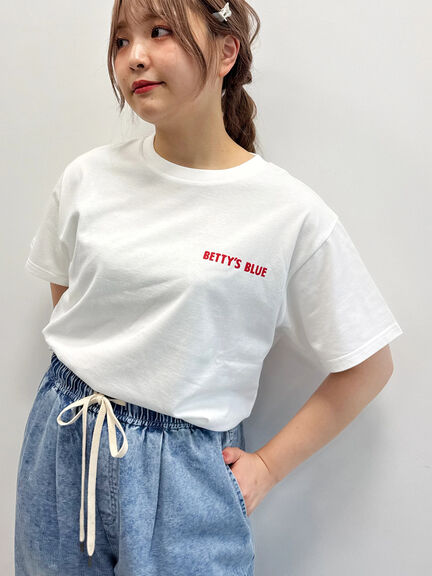 ショッパー柄 バックプリントTシャツ（ピンク/レッド/パープル）｜BETTY'S BLUE（ベティーズブルー）通販
