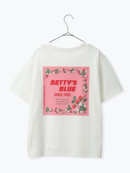 ショッパー柄 バックプリントTシャツ（ピンク/レッド/パープル）｜BETTY'S BLUE（ベティーズブルー）通販