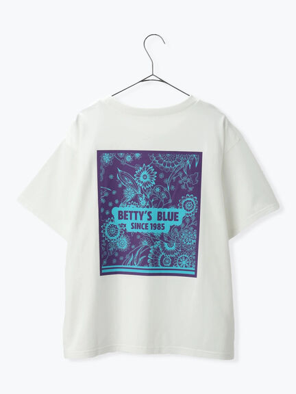 ショッパー柄 バックプリントTシャツ（ピンク/レッド/パープル）｜BETTY'S BLUE（ベティーズブルー）通販