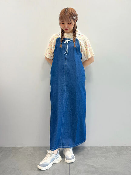 エイミーちゃん総柄プリント ワッフルT（クリーム）｜BETTY'S BLUE（ベティーズブルー）通販