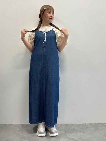 エイミーちゃん総柄プリント ワッフルT（クリーム）｜BETTY'S BLUE（ベティーズブルー）通販