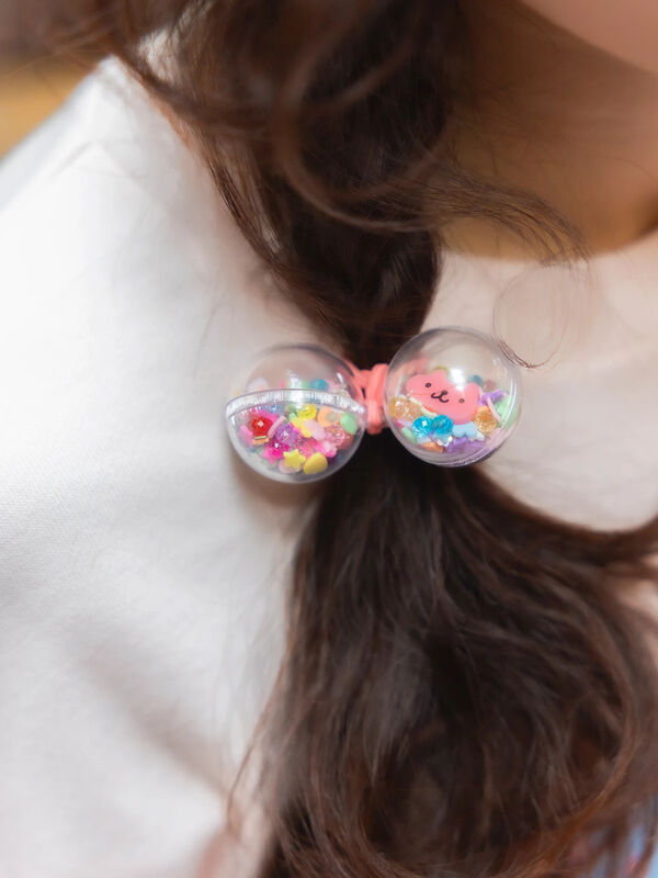 セール】 エイミーちゃん シャカシャカヘアゴム（ピンク/アクセサリー