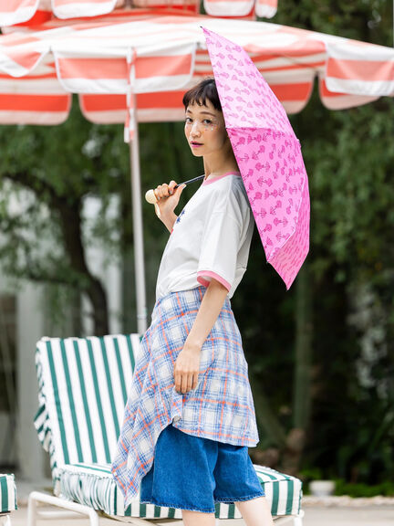 エイミーちゃん 折りたたみ傘(晴雨兼用)（ピンク）｜BETTY'S BLUE（ベティーズブルー）通販