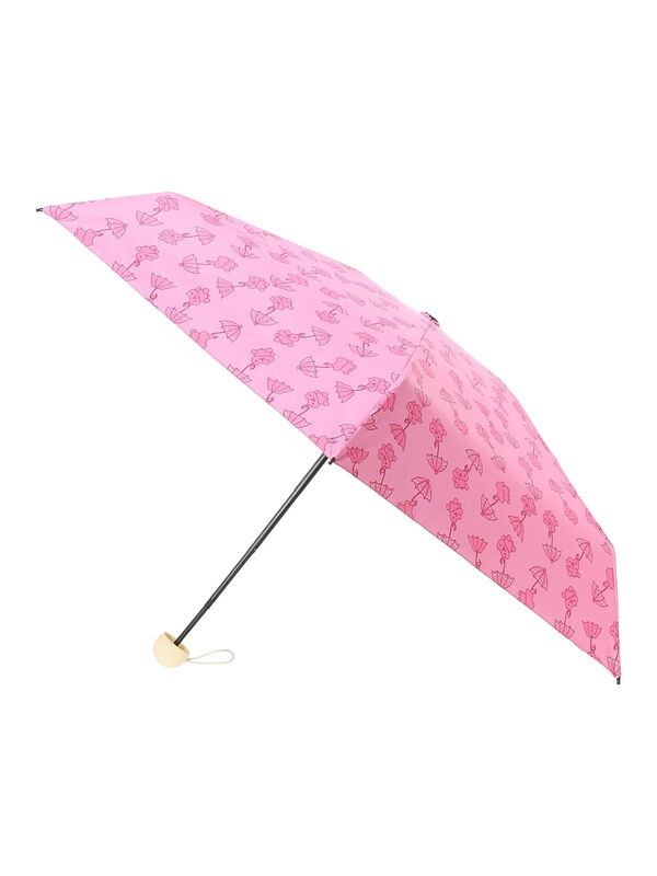 人気カラーの エイミーちゃん 折りたたみ傘(晴雨兼用)(ピンク/雑貨/その他 お茶飲料