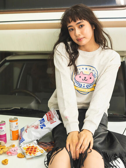 エイミーちゃん プリントプルオーバー（グレー）｜BETTY'S BLUE（ベティーズブルー）通販