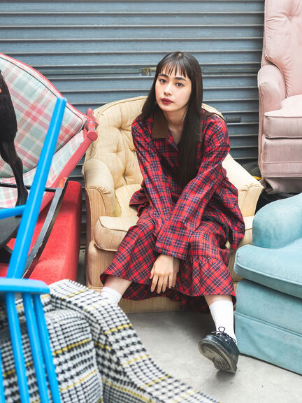 BETTY’S BLUE シャツジャケット（レッド/ネイビー）｜BETTY'S BLUE（ベティーズブルー）通販